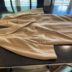 Men’s large oversized double breasted overcoat